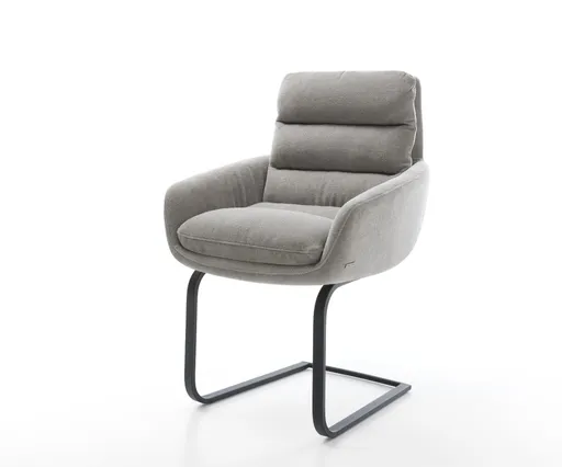 Jídelní židle Abelia-Flex s područkami strukturovaná látka