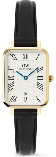 Daniel Wellington Quadro 20x26 Roman Numerals Date Sheffield White Gold DW00100865