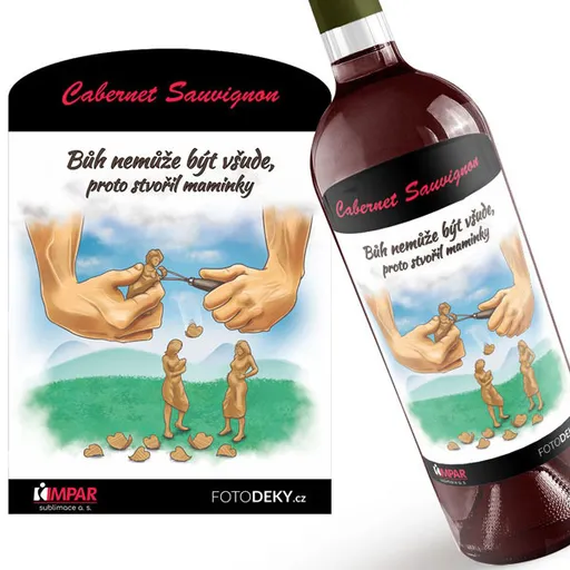 Víno Bůh nemůže být všude (Druh Vína: Červené víno)