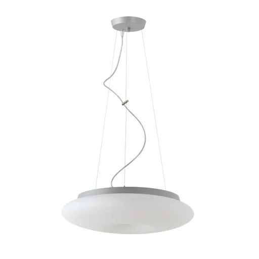 OSMONT SAT60453 SATURN L2 závěsné skleněné svítidlo stříbrná / bílá IP20 3000 K 31W LED DALI