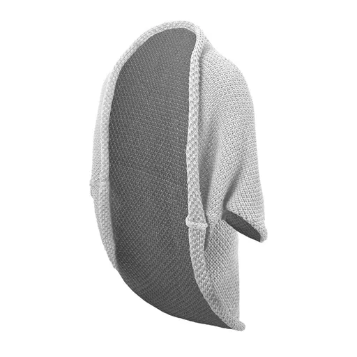 Bontis Pletený kardigan s variabilní délkou - Světle šedá | uni