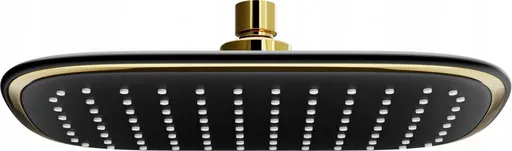MEXEN D-49 hlavová sprcha 25x29 cm černá / zlatá 79749-75