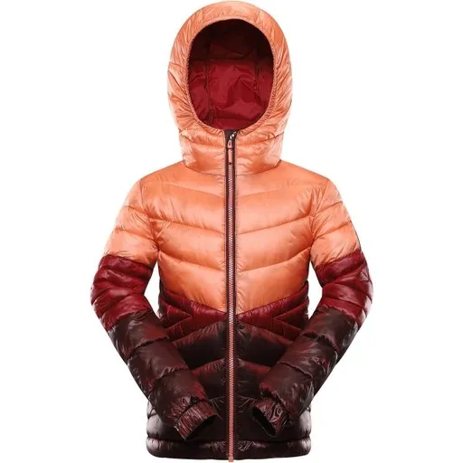 ALPINE PRO ROGO Dětská zimní bunda, oranžová, velikost 152-158