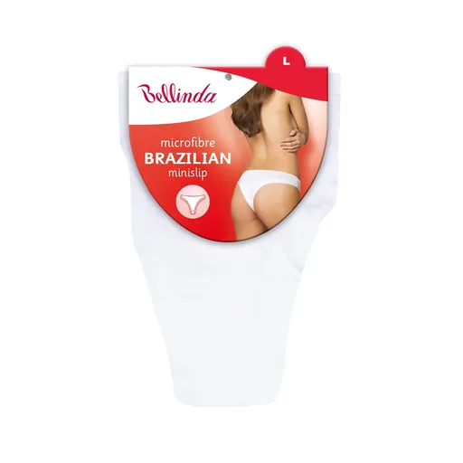 Bellinda Dámské kalhotky Brazilian vel. L 1 ks bílé