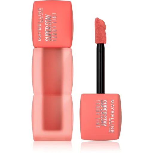 MAYBELLINE NEW YORK SuperStay Teddy Tint dlouhotrvající rtěnka s matným efektem odstín 25 Baby Tee 5 ml