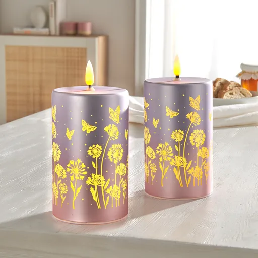 LED svíčka Pampeliška