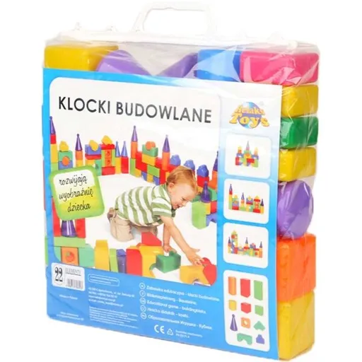 RELAKS-TOYS BUILDING BLOCKS Stavební kostky, mix, velikost