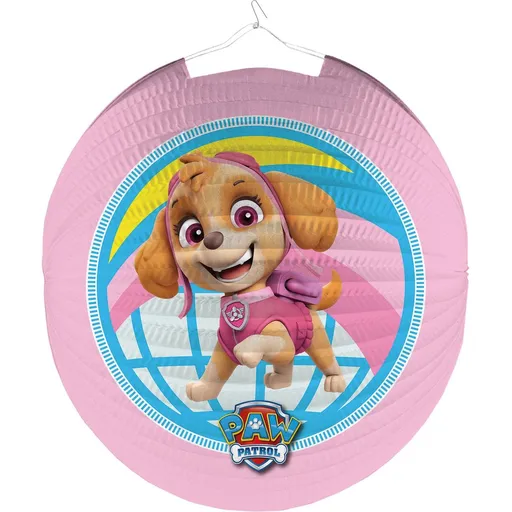 Lampion kulatý Tlapková patrola holky