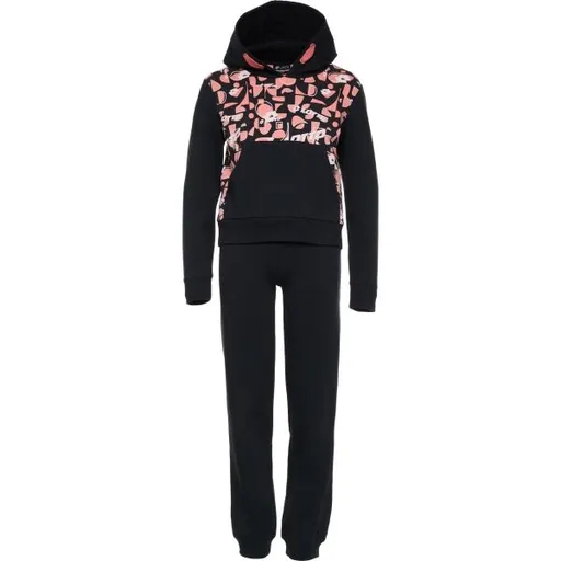 Lotto RUE Dívčí tepláková souprava, tmavě šedá, velikost 116-122