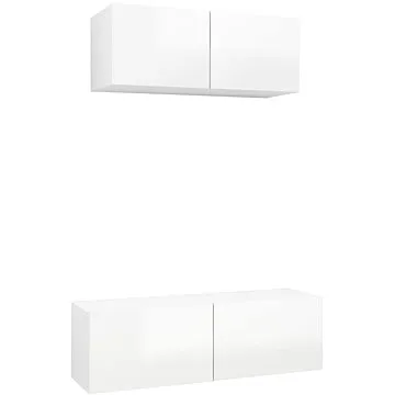 SHUMEE 2 ks bílá s vysokým leskem, 3079332 (3079332)