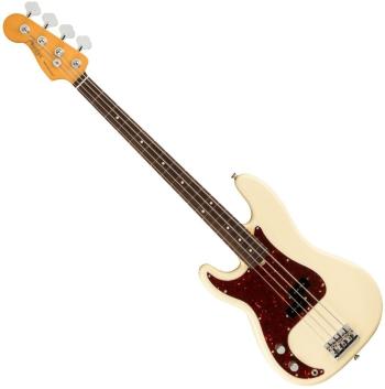 Fender American Professional II Precision Bass RW LH Olympic White Elektrická baskytara