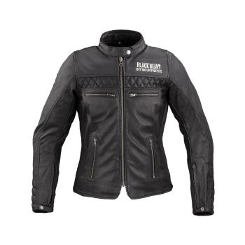 Dámská kožená moto bunda W-TEC Black Heart Raptura  černá  S