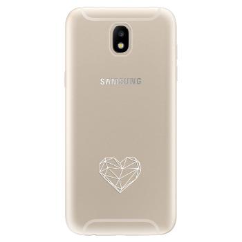 Odolné silikonové pouzdro iSaprio - čiré - Digital Love - Samsung Galaxy J5 2017