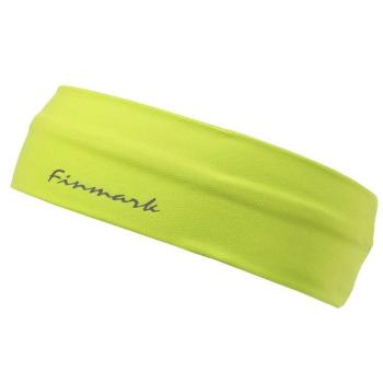 Finmark FUNCTIONAL HEADBAND Funkční čelenka, žlutá, velikost