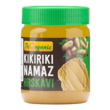 Krém arašídový s kousky 340 g BIO   BIORGANIC