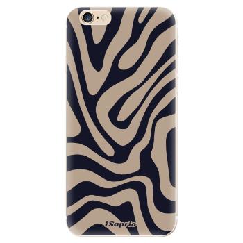 Odolné silikonové pouzdro iSaprio - Zebra Black - iPhone 6/6S