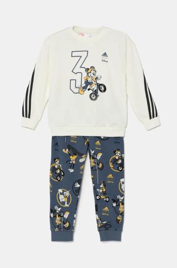 Dětská tepláková souprava adidas x Disney tmavomodrá barva, IV9649