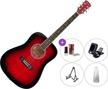 Pasadena SG028 SET Red Sunburst Akustická kytara