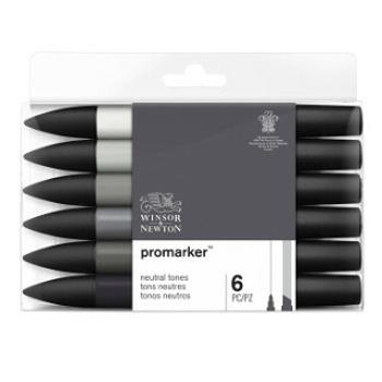 Sada popisovačů WN Promarker 6ks Neutral Tones