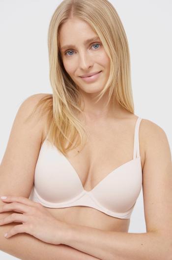 Podprsenka Calvin Klein Underwear žlutá barva, hladká, 000QF6016E