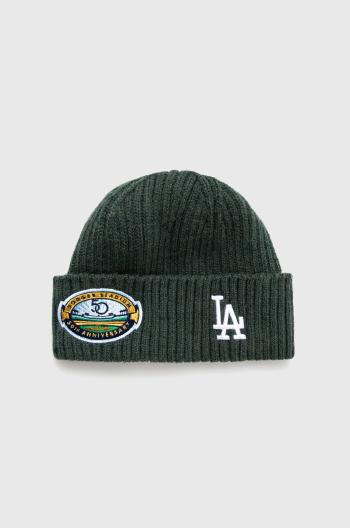 Čepice New Era zelená barva, LOS ANGELES DODGERS