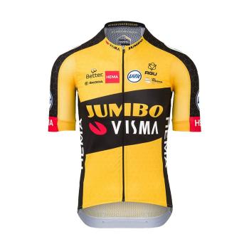 
                         Tricou de ciclism cu mânecă scurtă - JUMBO-VISMA 2021 
                