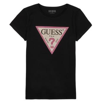 Guess  SS T SHIRT  Tričká s krátkym rukávom Čierna