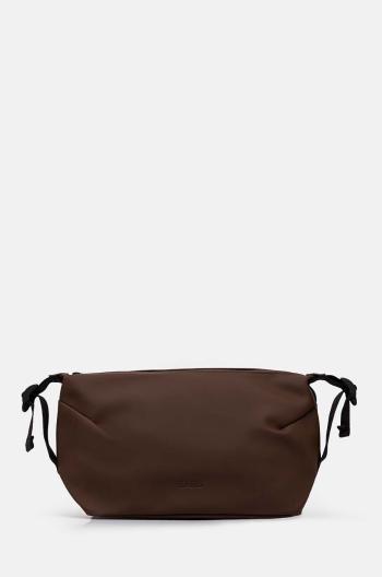 Kosmetická taška Rains Hilo Wash Bag W3 hnědá barva, 15630-23