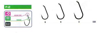 Hayabusa háčky hooks model p2-velikost 2