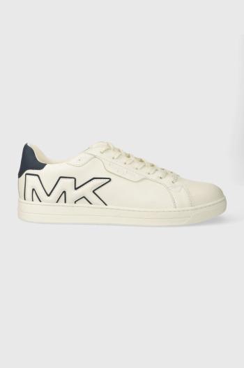 Kožené sneakers boty Michael Kors Keating béžová barva, 42R4KEFS6L