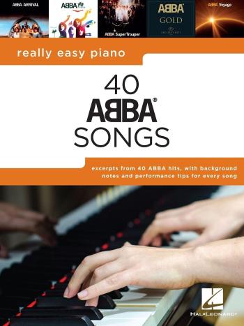Hal Leonard Really Easy Piano: 40 ABBA Songs Noty