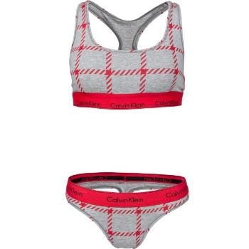 Calvin Klein BRA SET Dámský set spodního prádla, šedá, velikost