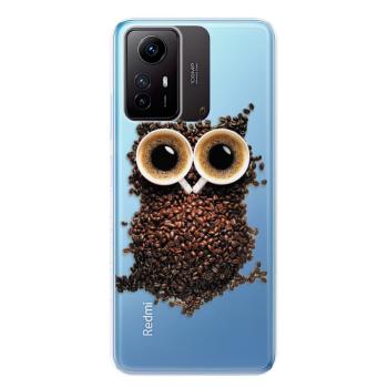 Odolné silikonové pouzdro iSaprio - Owl And Coffee - Xiaomi Redmi Note 12S