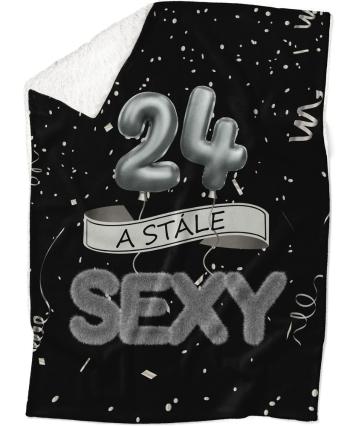 Deka Stále sexy – Černá (věk: 24, Podšití beránkem: ANO)