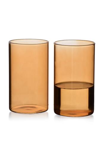 Affek Design pohár szett Romanie 380 ml 4 db narancssárga