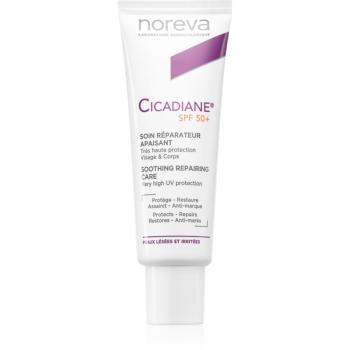 Noreva Cicadiane Soothing Repairing Care opalovací krém na tělo a obličej SPF 50+ 40 ml