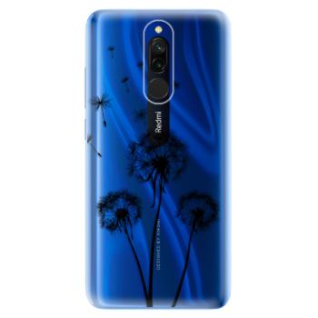 Odolné silikonové pouzdro iSaprio - Three Dandelions - black - Xiaomi Redmi 8