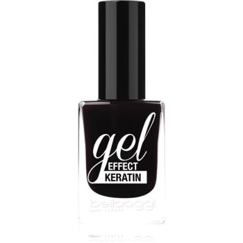 bellaoggi Gel Effect Keratin Nail Polish lak na nehty odstín Berry Bramble 10 ml