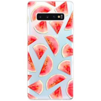 iSaprio Melon Pattern 02 pro Samsung Galaxy S10+ (mel02-TPU-gS10p)