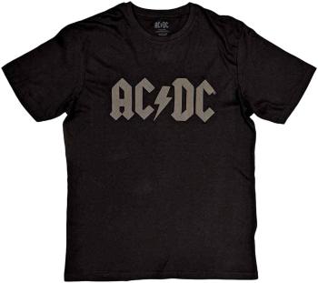 AC/DC Tričko Logo Hi-Build Unisex Black L