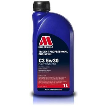 Millers Oils Plně syntetický motorový olej Trident Professional C3 5W-30 1l vhodný pro moderní benzí (59991)