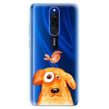 Odolné silikonové pouzdro iSaprio - Dog And Bird - Xiaomi Redmi 8