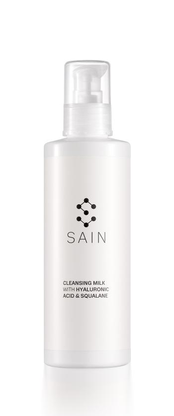 SAIN® Čistiace pleťové mlieko s kyselinou hyalurónovou a skvalanom (Cleansing Milk) 200 ml