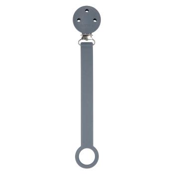 NATTOU Klip na cumlík silikón dark grey