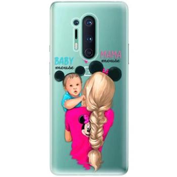 iSaprio Mama Mouse Blonde and Boy pro OnePlus 8 Pro (mmbloboy-TPU3-OnePlus8p)