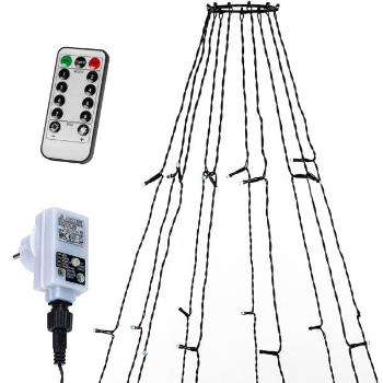 Voltronic Světelný řetěz ve tvaru kuželu 360LED studená bílá - VOLTRONIC® M86193