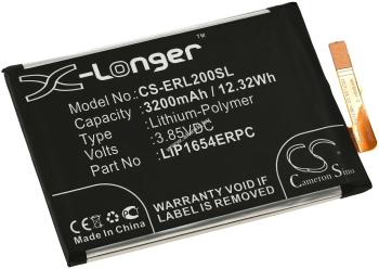 Helyettesítő mobil, és okostelefon akku Sony Xperia L2,  Xperia XA2 3200mAh Li-Polymer