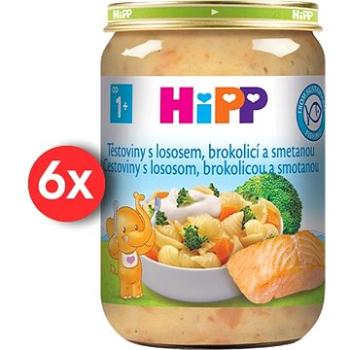 HiPP Těstoviny s lososem, brokolicí a smetanou 6× 250 g (9062300431114)