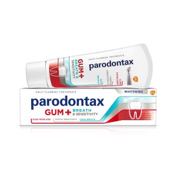 Parodontax Dásně + Dech & Citlivé zuby bělicí zubní pasta 75 ml