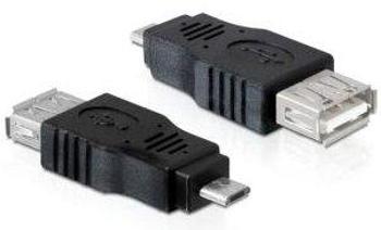 PremiumCord USB redukcia A/female-MicroUSB/male